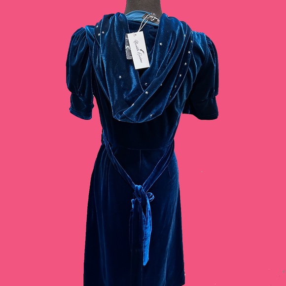 NWT Nicoletta Carlone 1930s Hooded Dress - Picture 4 of 9